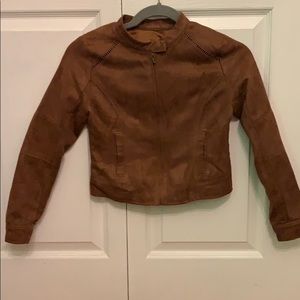 Suede Ella Moss girls jacket